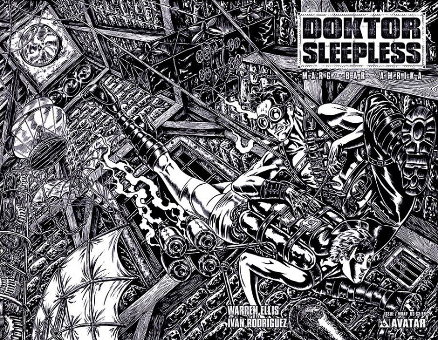 Doktor Sleepless (2007) #7 (Wrap Cover)