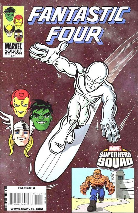 Fantastic Four (1998) #571 (Super Hero Squad Variant)