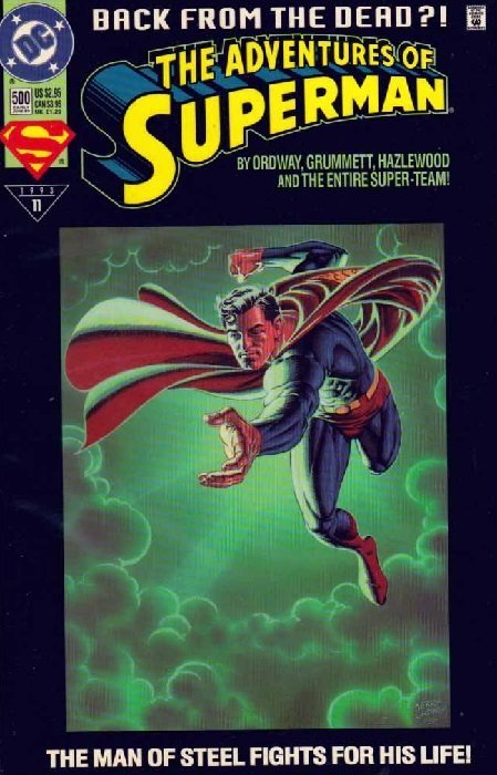 Adventures of Superman (1987) #500 (Collectors Edition - No Bag, No Film)