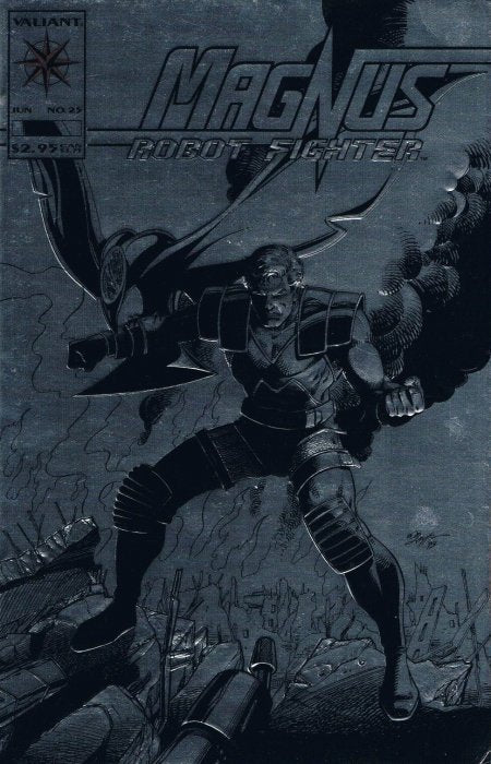 Magnus Robot Fighter (1991) #25 (Embossed Foil Cover)