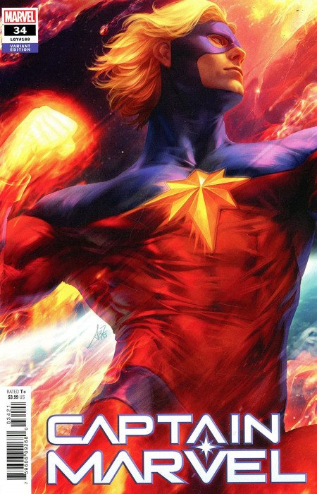 CAPTAIN MARVEL #34 ARTGERM SPOILER VARIANT