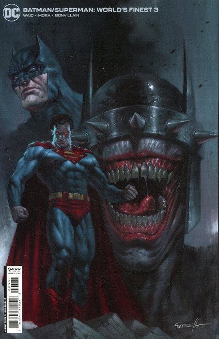 BATMAN SUPERMAN WORLDS FINEST #3 CVR B LUCIO PARRILLO CARD STOCK VAR