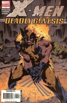 X-Men: Deadly Genesis (2005) #1 (2nd Print Brubaker Variant)