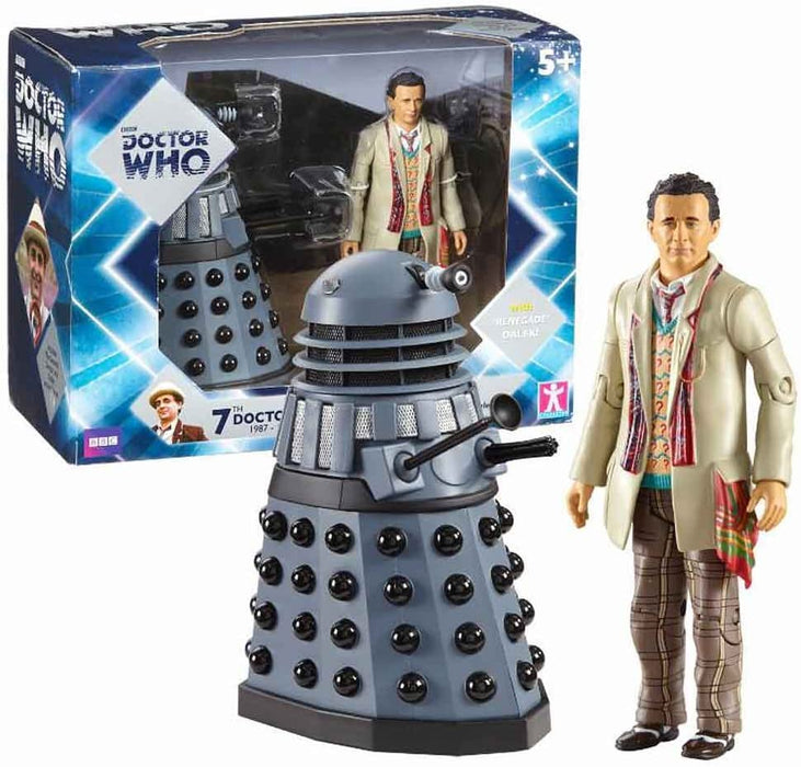 Doctor Who Seventh Doctor with Dalek Figure Set