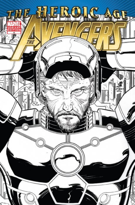 Avengers (2010) #4 (Romita Jr. Sketch Variant)