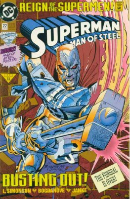 Superman: The Man of Steel (1991) #22 (newstand edition)