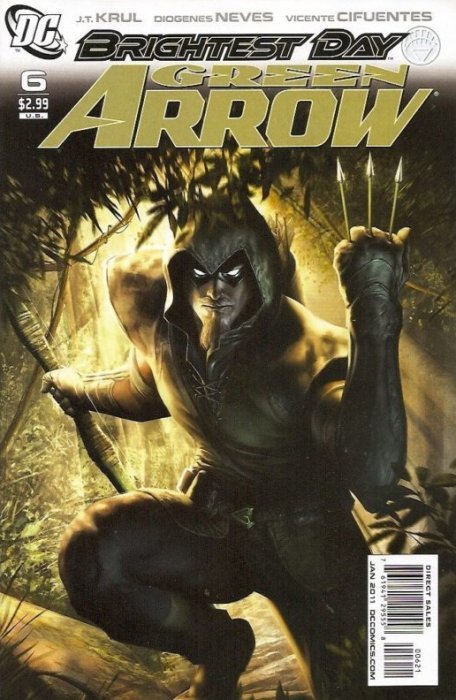 Green Arrow (2010) #6 (1:10 Migliari Variant)