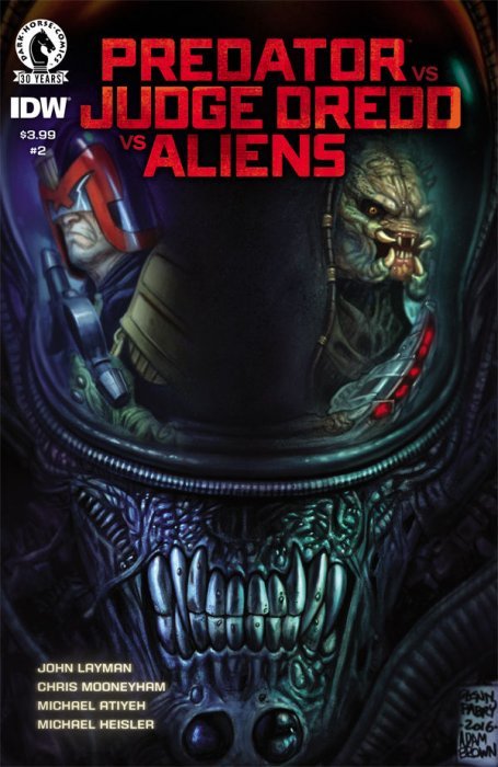 Predator Vs Judge Dredd Vs Aliens (2016) #2