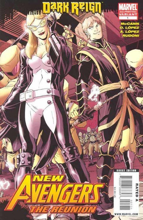 New Avengers: Reunion (2009) #1 (2nd Print Lopez Variant)