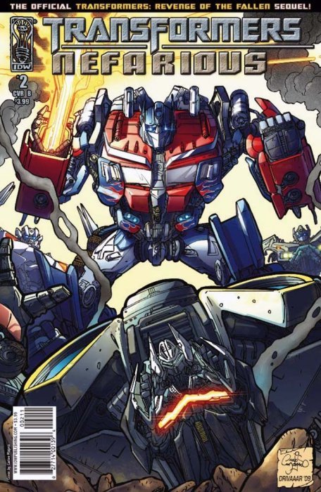 Transformers: Nefarious (2010) #2 (Cover B)