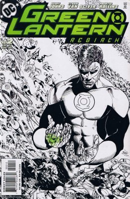 Green Lantern: Rebirth (2004) #2 (2nd print, black & white cover)