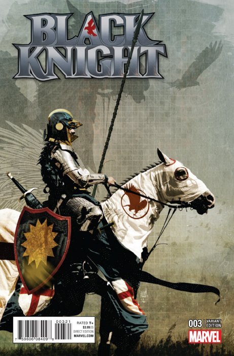 Black Knight (2015) #3 (1:25 Bradstreet Variant)