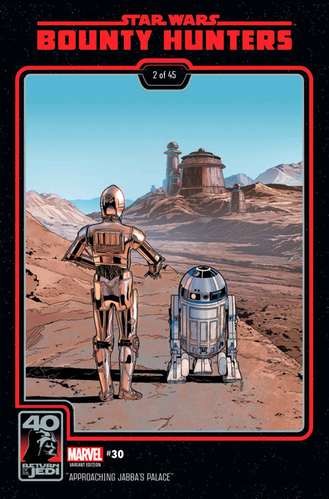 STAR WARS: BOUNTY HUNTERS #30 SPROUSE RETURN OF THE JEDI #40TH ANNIVERSARY VARIANT