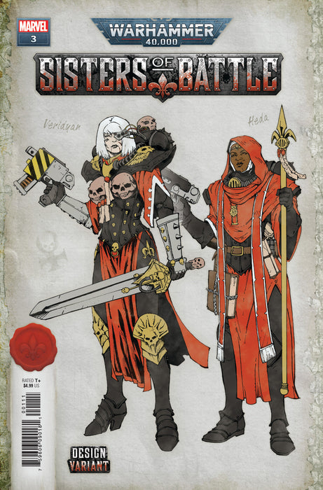 WARHAMMER #40,000: SISTERS OF BATTLE #3 1:10 SALAZAR DESIGN VARIANT