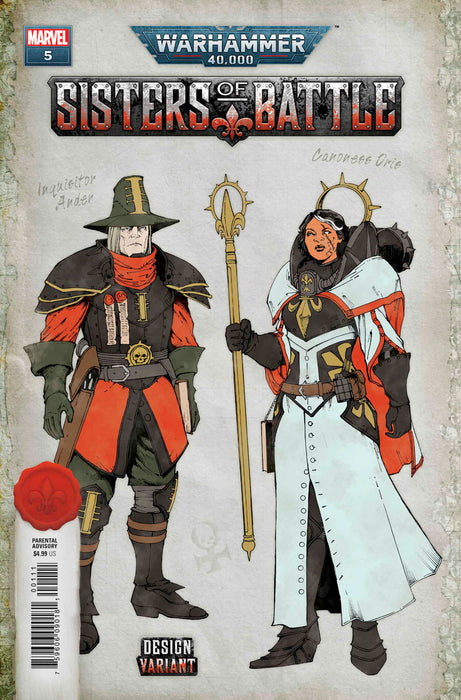 WARHAMMER #40,000: SISTERS OF BATTLE #5 1:10 SALAZAR DESIGN VARIANT