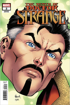 DEATH OF DOCTOR STRANGE #2 NAUCK HEADSHOT VARIANT