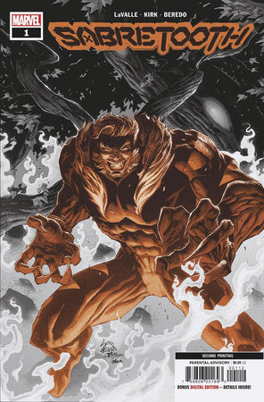 SABRETOOTH #1 STEGMAN 2ND PRINTING VARIANT