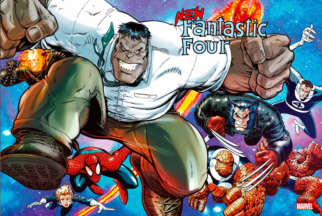 NEW FANTASTIC FOUR #1 1:100 ADAMS HIDDEN GEM VARIANT