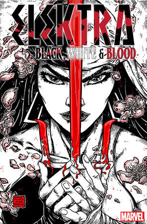 ELEKTRA: BLACK, WHITE & BLOOD #4 1:25 EASTMAN VARIANT
