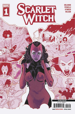 SCARLET WITCH #1 PICHELLI 2ND PRINTING VARIANT