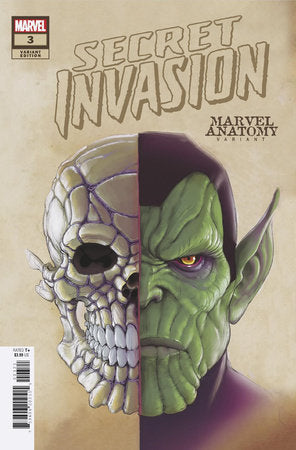 SECRET INVASION #3 LOBE MARVEL ANATOMY VARIANT