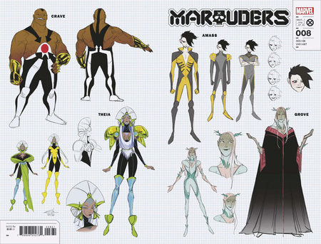 MARAUDERS #8 1:10 CARLINI NEW CHARACTER WRAPAROUND DESIGN VARIANT