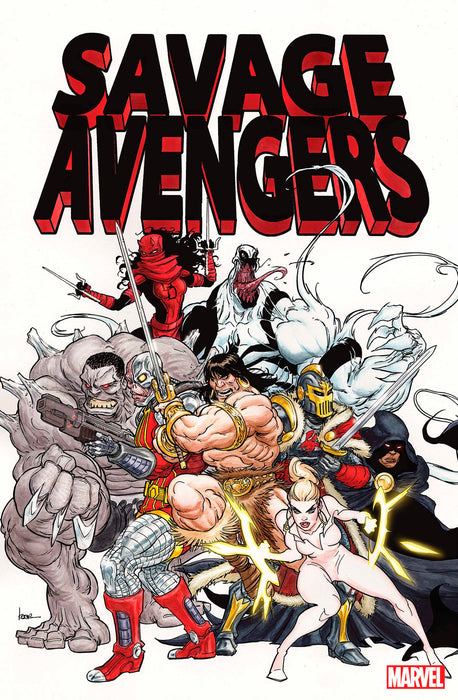 SAVAGE AVENGERS #1 1:50 ANDREWS VARIANT