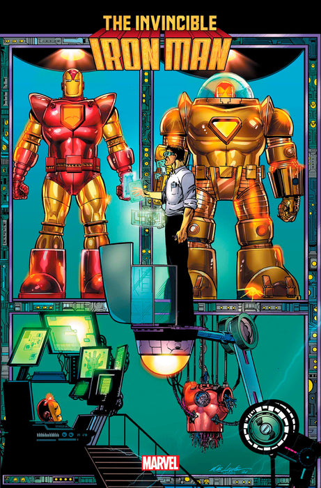 INVINCIBLE IRON MAN #6 BOB LAYTON CONNECTING VARIANT