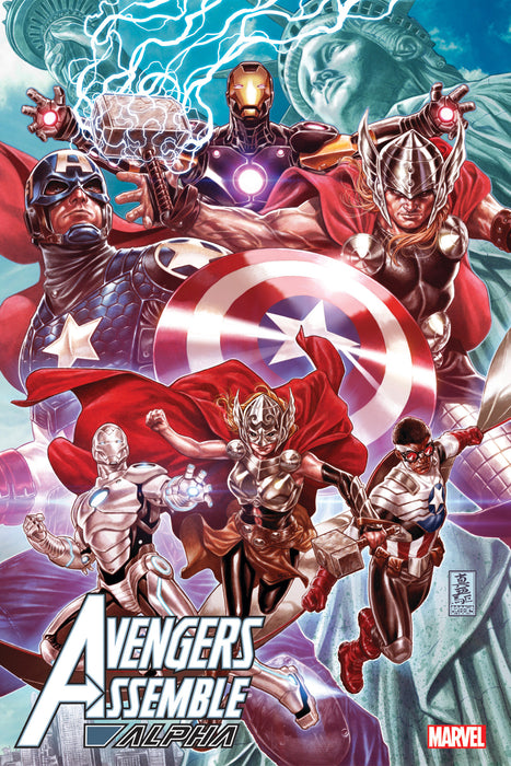 AVENGERS ASSEMBLE ALPHA #1 1:50 BROOKS HIDDEN GEM VARIANT