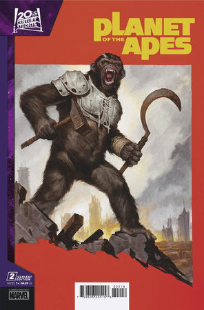 PLANET OF THE APES #2 1:25 ERIK GIST VARIANT