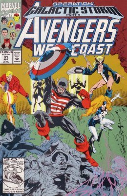 Avengers West Coast (1989) #81