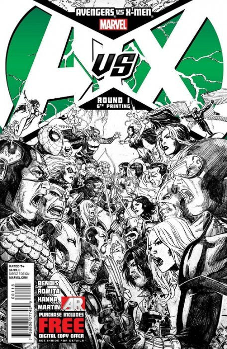 Avengers Vs. X-Men (2012) #1 (6th Print Cheung Variant)