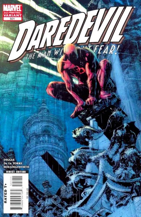 Daredevil (1998) #501 (2nd Print De La Torre Variant)