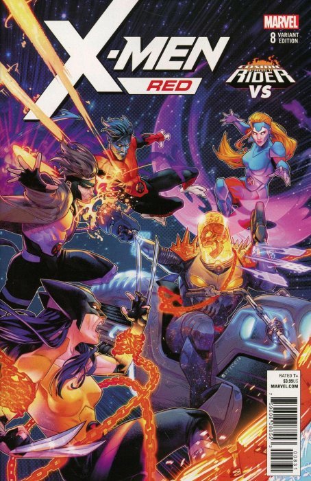 X-Men Red (2018) #8 (CAMPBELL COSMIC GHOST RIDER VARIANT)