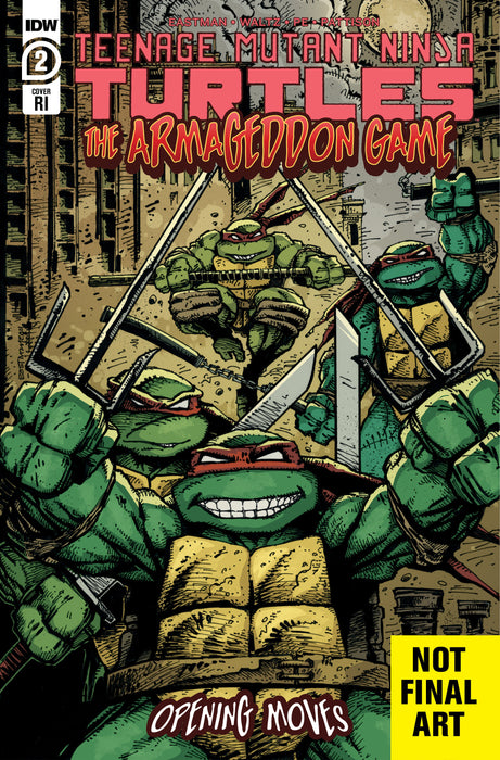 Teenage Mutant Ninja Turtles: The Armageddon Game—Opening Moves #2 1:10 Variant RI (Eastman)