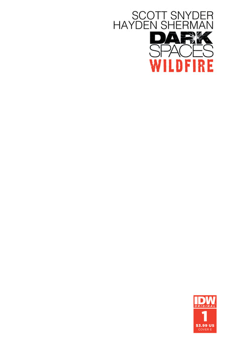 Dark Spaces: Wildfire #1 Variant E (Sketch)