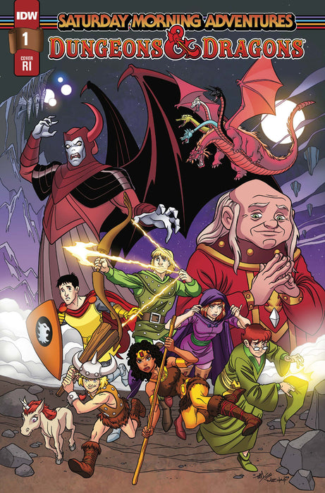 Dungeons & Dragons: Saturday Morning Adventures #1 1:10 Variant RI (Levins)