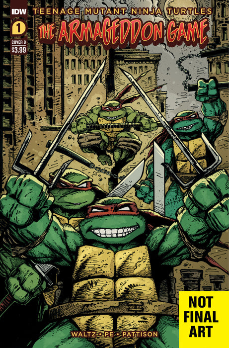 Teenage Mutant Ninja Turtles: The Armageddon Game #1 Variant B (Eastman)