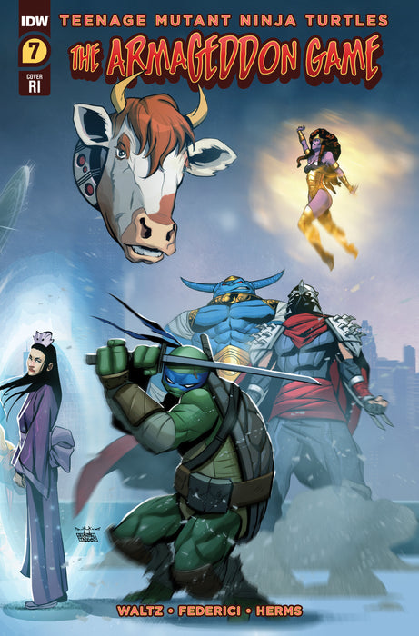 Teenage Mutant Ninja Turtles: The Armageddon Game #7 1:10 Variant RI (Qualano)