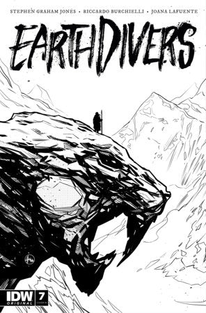 Earthdivers #7 Variant RI (1:25) (Burchielli B&W)