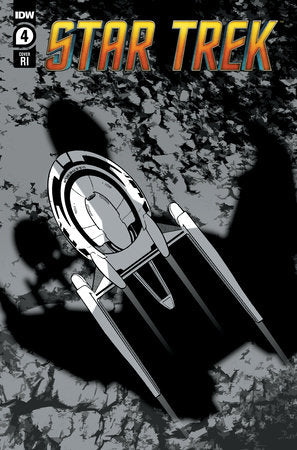 Star Trek #4 Variant RI (1:10) (Rosanas B&W)