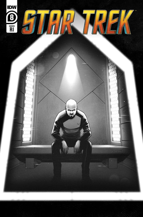 Star Trek #8 Variant RI (1:10) (Feehan B&W)