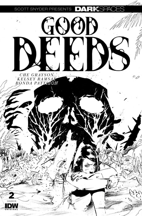 Dark Spaces: Good Deeds #2 Variant RI (25) (Ramsay B&W)