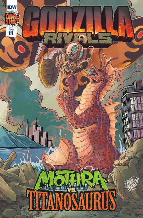 Godzilla Rivals: Mothra Vs. Titanosaurus Variant RI (1:10) (Romero-Johnson)