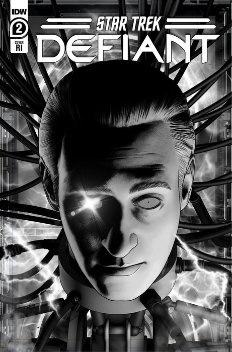 Star Trek: Defiant #2 Variant RI (1:10) (Unzueta B&W)