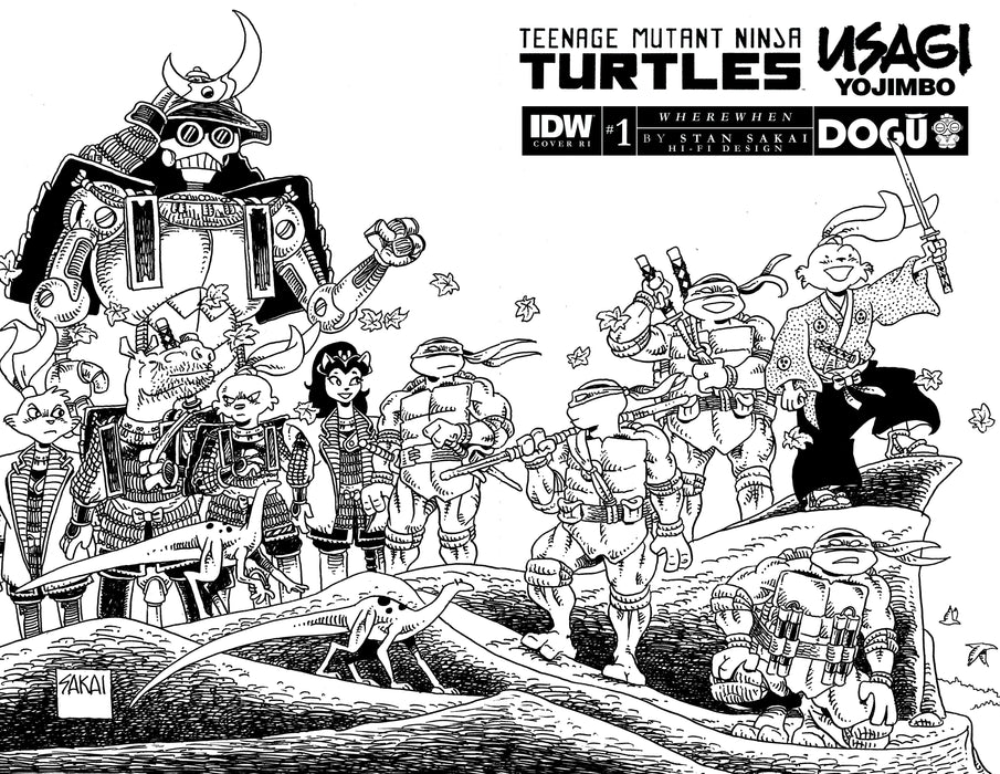 Teenage Mutant Ninja Turtles/Usagi Yojimbo: WhereWhen #1 1:25 Variant RI (Sakai)