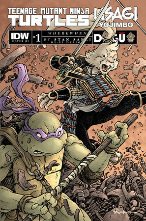 Teenage Mutant Ninja Turtles/Usagi Yojimbo: WhereWhen #1 1:50 Variant RI (Petersen)