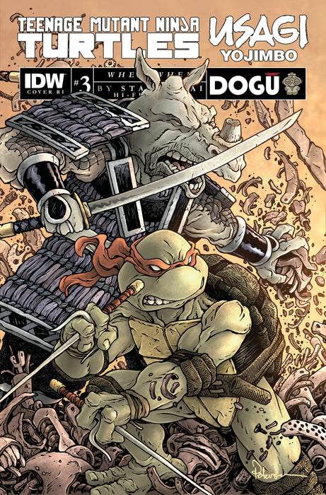 Teenage Mutant Ninja Turtles/Usagi Yojimbo: WhereWhen #3 Variant RI (1:50) (Petersen)
