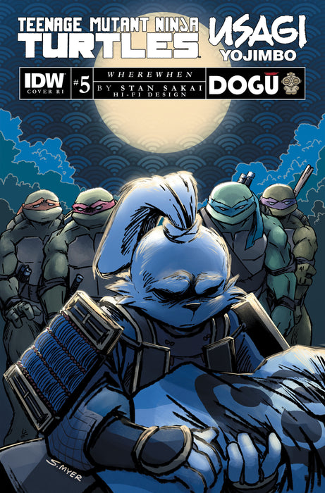 Teenage Mutant Ninja Turtles/Usagi Yojimbo: WhereWhen #5 Variant RI (10) (Myer)