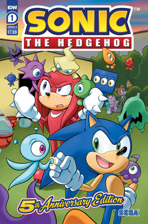 Sonic the Hedgehog: #1 #5th Anniversary Edition Variant D (Hernandez)